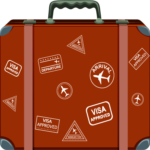 valigia per vacanze in viaggio
